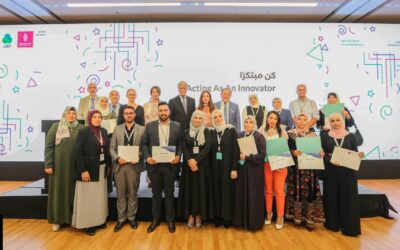 Celebrating the graduates of the first Acting as an Innovator program in Palestine